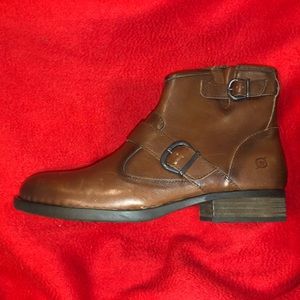 BORN real leather brown boots